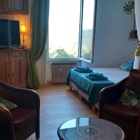 La Libellule, Piscine, Climatisation, Wifi, Vue ,jardin ,parking
